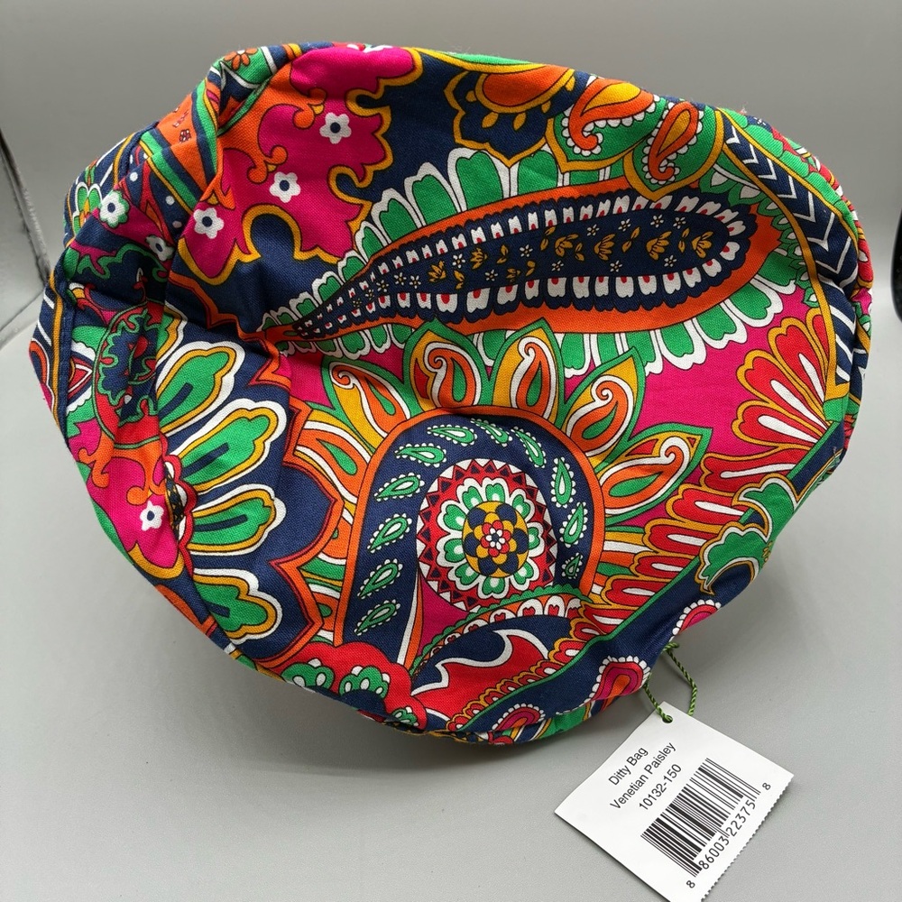 Vera Bradley Ditty Venetian Paisley Multicolor Water Resistant Travel Toiletry - Picture 5 of 9